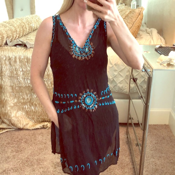 White House Black Market Other - White Black House Market Tunic Bathing Suit Cover